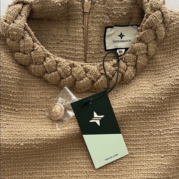 Elegant Tan Dress - Picture 2 of 3